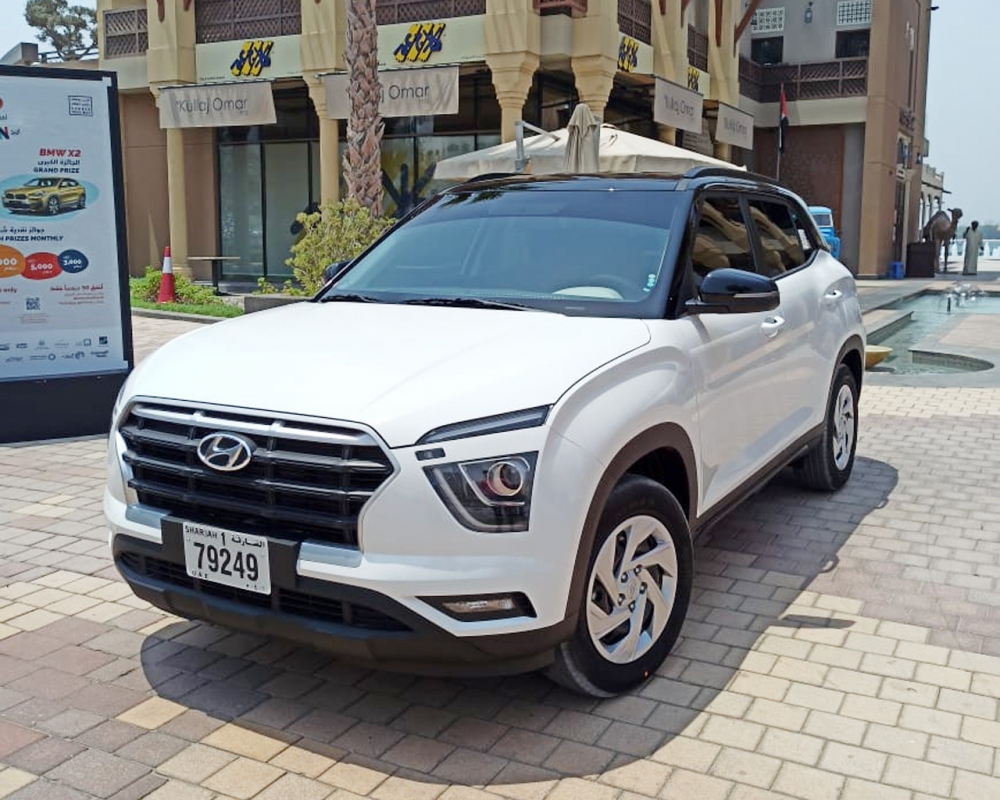 Weiß Hyundai Creta 5-Sitzer 2022